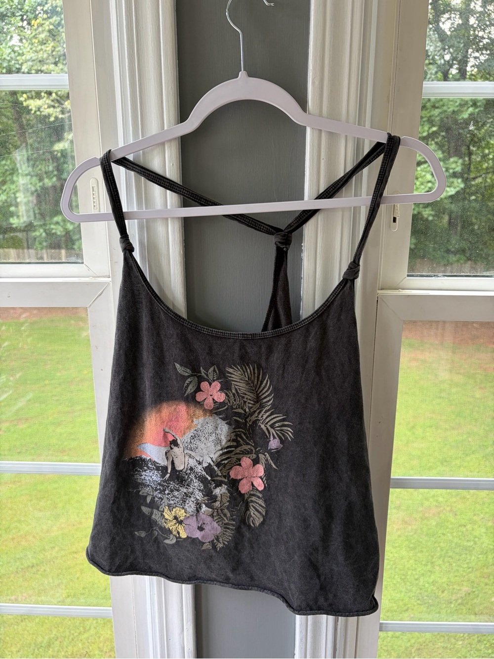 Hollister Acid Wash Racerback Top